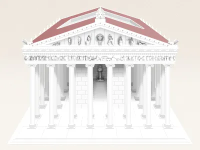 Temple of Artemis greece illustration photoshop temple