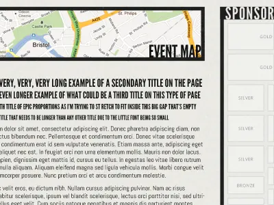 #WebDevConf 2012 Site Design - Map, Sponsors and Content conference conference design google maps map sponsors web conference web design webdevconf