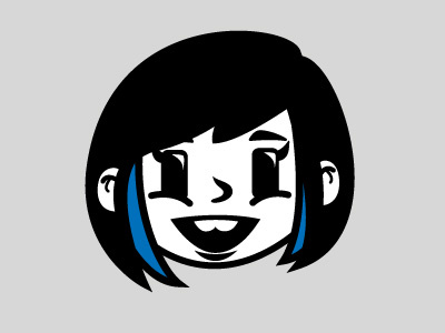Blue Microcake cartoon illustration illustrator rebound
