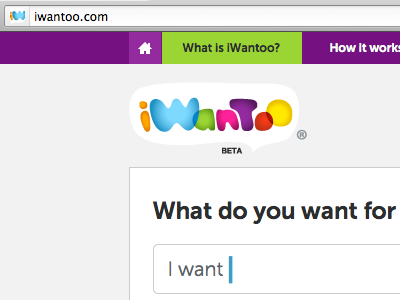 iWantoo EN home hint iwantoo social network ui