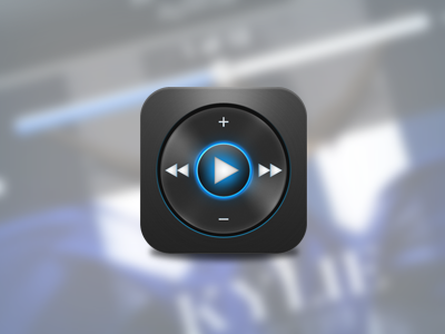 Remote icon ios music play remote