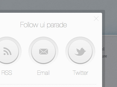 Ui Parade Modal clean design modal modern parade pop popup simple ui up