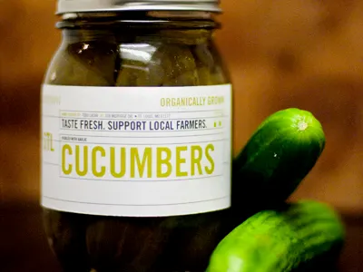 Lazar Landscaping Labels identity jar label organic