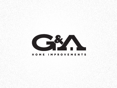 G&A Home Improvements bw ga home improvements logo