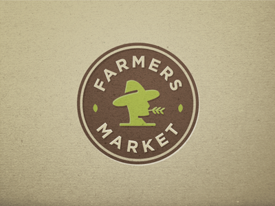 Farmers Market Logo farmer farmers fresh green icon identity illustration logo market organic vector