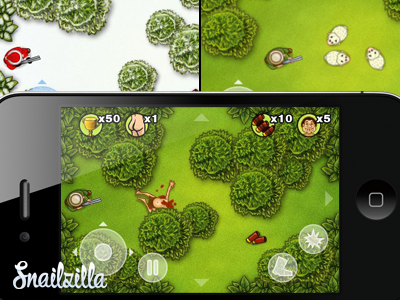 Adventures of the Hunter design game ios ui