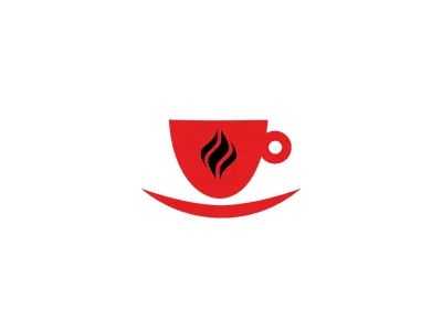 Coffee Cup brand branding cafe coffee communication agency cup design identity logo logo design logo designer pavel surovy steam symbol