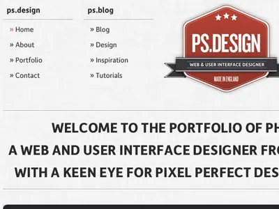New Website Sneak Peek banner design logo navigation ribbon tagline web