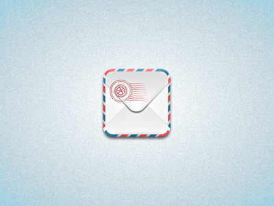 Dribbble Envelope air mail apple style design dribbble envelop envelop design fireworks icon design icon designer iphone icon iphone mail icon mac icon design mail icon ui design youve got mail