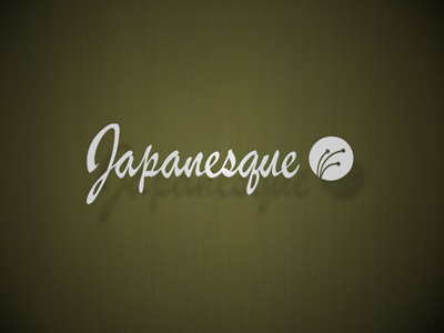 Japanesque Logo blossom cherry japan logo logotype photography sakura script stem