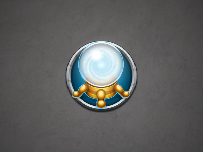 Part of the witchcraft icon kit (Mystic ball) ball icon illustrator magic mystic photoshop ui witchcraft