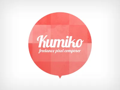 My new logo bubbles kumiko logo