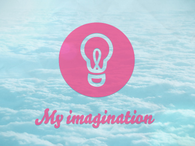 My favorite place cloud dribbble favorite place light bulb rebound sky