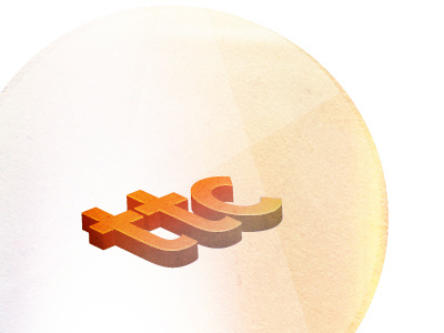ttc 3d letters light text texture