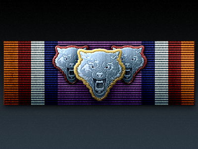 Wolfpack Ribbon battlefield3 gaming ribbon