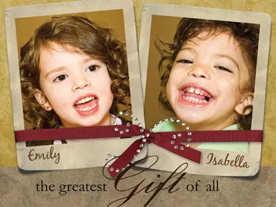 Christmas Card 2008 - front 2008 christmas card photography postcard print