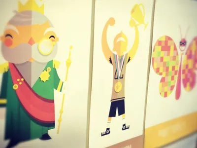 the King, the Champion & the Butterfly butterfly champion illustration king