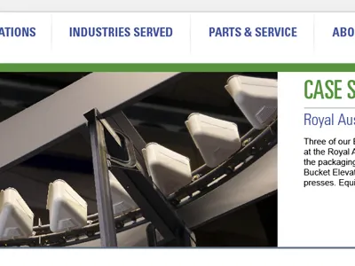 Website conveyer industrial website