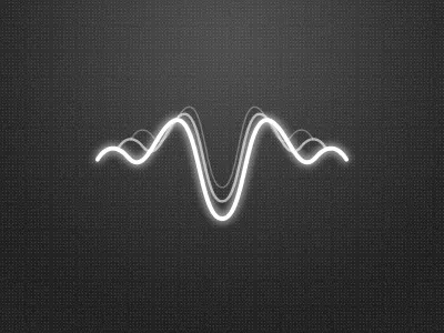 The Vibe Logo Treatment black logo sound