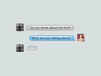 Moar Chat apple bubble chat icon imessage messages psd