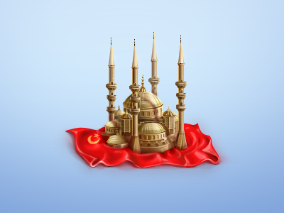 The Blue Mosque icons mosque terminal turkey world