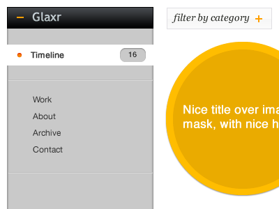 Sidebar Circles Open sidebar wordpress