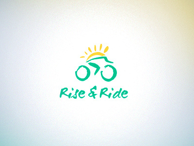 Rise & Ride 2 bicycle bike logo logo design ride sun