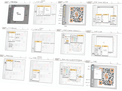 Mocking up ios ipad mockup qr tablet universal wireframe