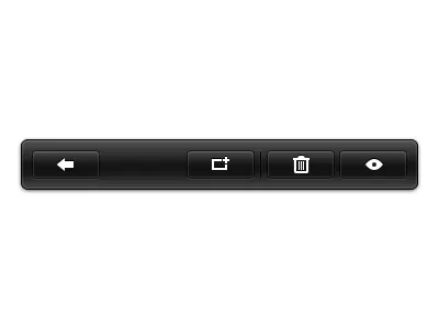 Top Bar app bar black blog button cms glyph icon reflect top web