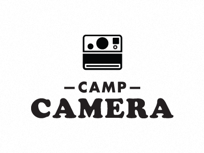 Camp Camera camera cooper futura logo