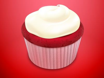 Velvet cake cupcake enderlabs icon ios yum