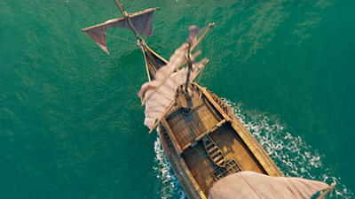 Medieval BOAT - ocean simulations 3dsimulation animation cgi dtm dtmstudio medievalboat oceansimulation render rendering vfx watersimulation whitewater