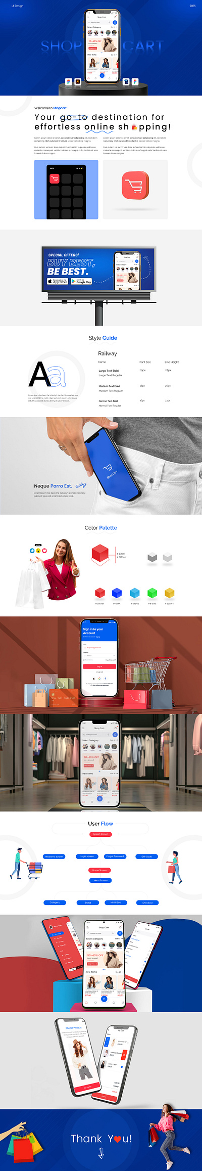 Modern E-Commerce UX/UI Design store