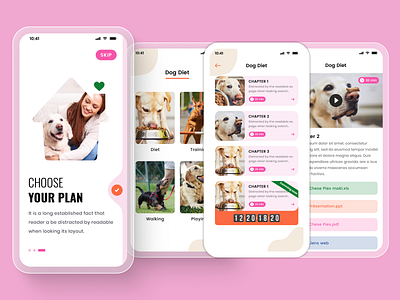 Pet Care Mobile App app design graphic design mobile ui ux