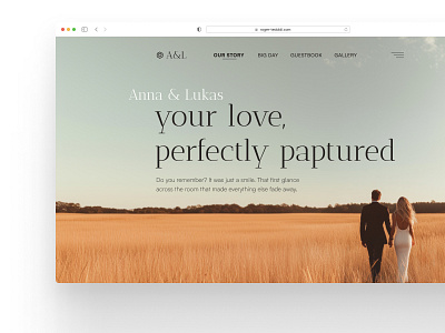 Wedding Landing Page – for emotional moments free hochzeit landingpage ui ux wedding wedding landing page wedding website