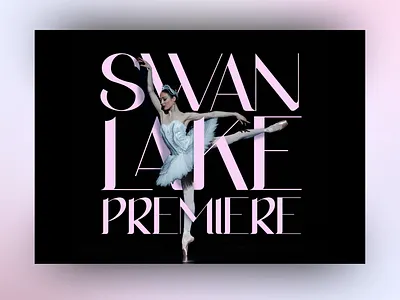 Sample ballet event poster design graphic design