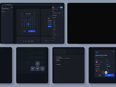 Features of the Keep Vue Website animation dark design system elements feature motion graphics ui uikit