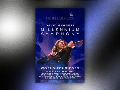 Concert poster design graphic design