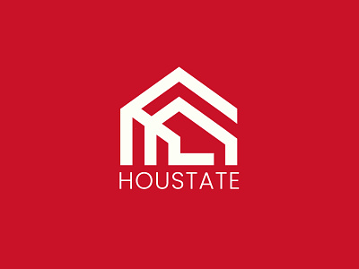 Houstate Logo Design best design brand design brand identity branding build logo company logo developers house icon housing logo icon design illustration logo design logo idea modern housing real estate real estate brand real estate company real estate icon real estate logo vector