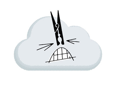 Stinky Cloud cloud illustration