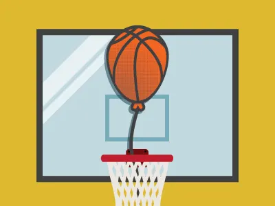 Hot air. basketball dunks nba