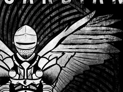 The Guardian. (T shirt design) design graphic design shirt tee texture vector