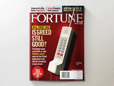 Is Greed still good? fortune gif icon magazine phone process