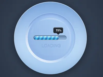 Stay hungry dinner dish loading