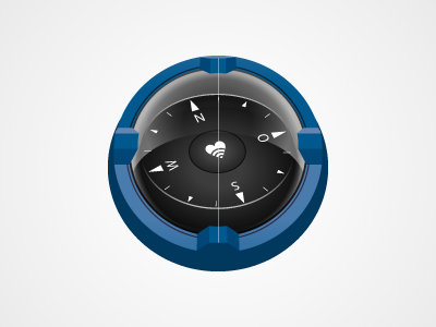 Lovely Systems compass icon compass icon lovely systems vector