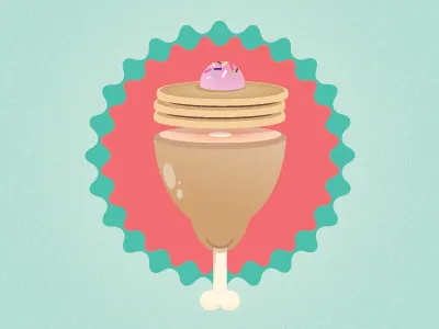 Pollo brand identity food illustration logo recipes