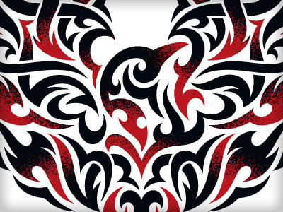 Custom Work illustration tribal vector vonster