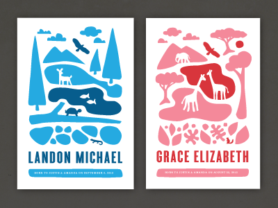Born Free animals illustration