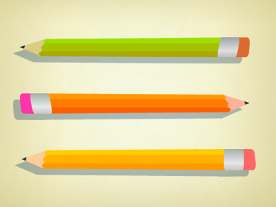 Pencils for fun graphic design illustration pencil rebound