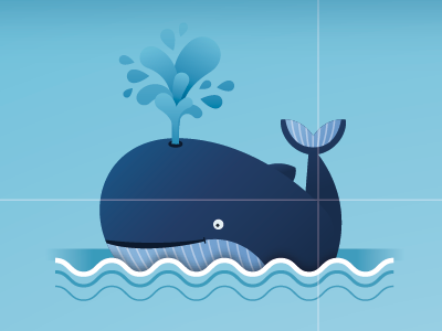 Whale... U are my friend! illustration infographic whale